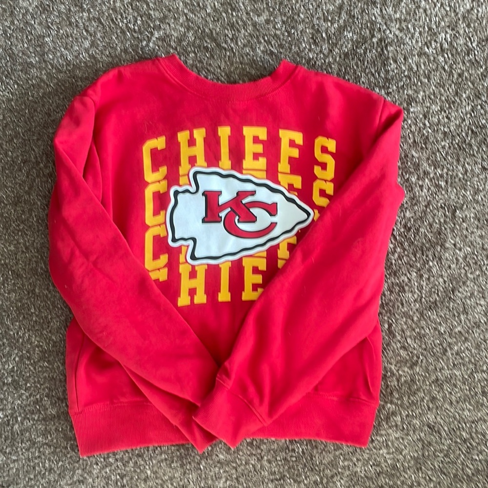 Kansas City chiefs crew neck sweatshirt